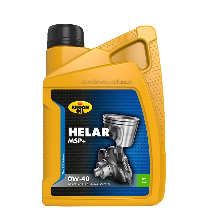 Kroon Oil Helar MSP+ 0w40 motorolie 1 liter Beperkte Voorraad